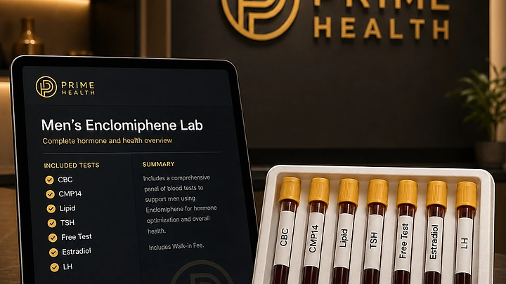 Men's Enclomiphene Lab panel product image